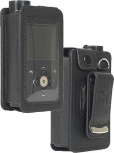 Cuir Noir Coque avec Clip Ceinture Protection Écran pour Medtronic Minimed 780G - Photo 1 sur 8