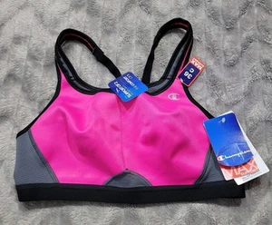 Champion Womens Size 36C Max Support Pink Sports Bra Running Athletic NWT - Picture 1 of 4