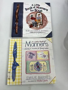 A Little Book of Manners for Boys and A Little Book of Manners for Young Ladies - Picture 1 of 6