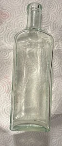 Antiguo vidrio azul en relieve vintage R.V. PIERCE, M.D. Botella de medicina BUFFALO NY - Imagen 1 de 7