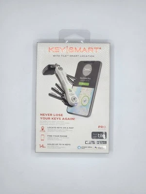 KeySmart - Key Holder Pro with Tile Smart Location, White - Image 1 of 2