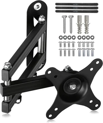 Articulating TV Wall Mount Bracket Flat Screen Computer Monitor Arm Fit VESA New - Image 1 of 3