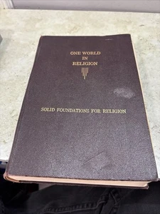 Eine Welt in Religion Russell Forrest Egner 1949 Vintage - Bild 1 von 10