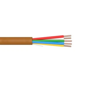500' 18 AWG 5 Conductor Thermostat Cable Brown PVC Jacket 150V - Picture 1 of 1
