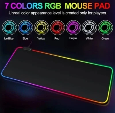TAPPETINO L - XL - XXL MOUSE MOUSEPAD GAMER KIT GAMING ANTI SIP VARIE MISURE - Immagine 1 di 4