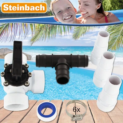 Steinbach Bypass Adapter für Pool Solarkollektor Poolheizung Schwimmbad Heizung - Bild 1 von 4