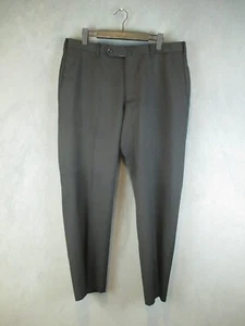 Incotex Slowear Pants Mens 32 x 29 Black Trousers Modern Fit M Super 100s Wool - Picture 1 of 21