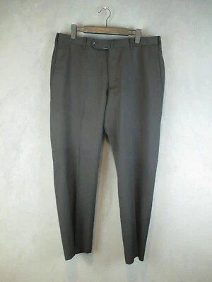 Incotex Slowear Pants Mens 32 x 29 Black Trousers Modern Fit M Super 100s Wool - Image 1 of 4