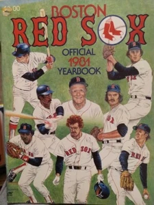 1981 Boston Red Sox Yearbook 4 Hall of Famers Good Shape - Picture 1 of 12