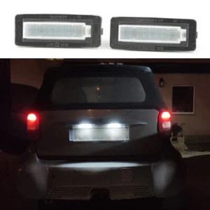 Lights License Plate For Smart Fortwo LED License Lights Plate 18 LEDs - Picture 1 of 12