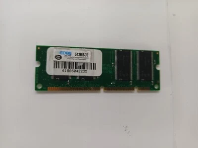 EDGE 512MB DDR PC2100  DDR-266  8CHIPS  64X8 100PIN PRINTER MEMORY  - Image 1 of 2