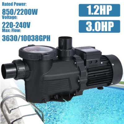 3.0HP High Single Speed Swimming Pool Pump High Flow Above-Ground Swimming Pump - Image 1 of 4