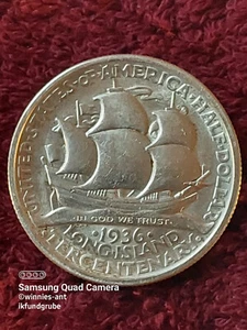 Silber Münze 1/2 Dollar USA 1936 Liberty (19) - Bild 1 von 2