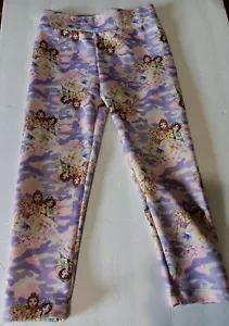 Kids Disney Princess Sweat Pants Size 5 W/ Disney Princess And Camo Print - Picture 1 of 3