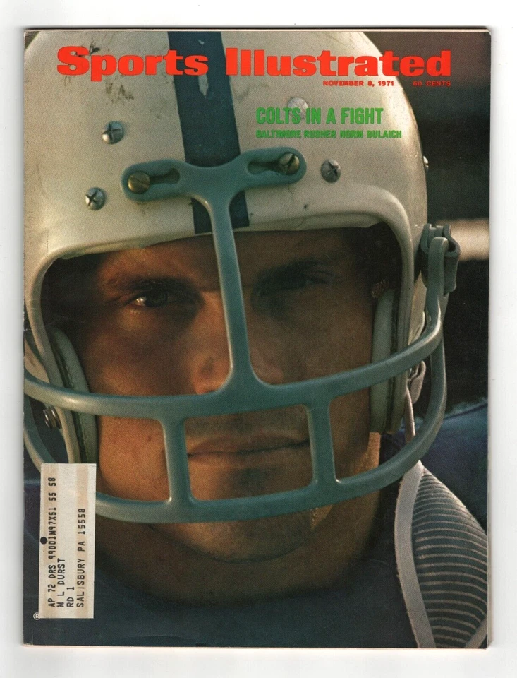 11/8/1971 Sports Illustrated Magazine – Norm Bulaich Cover  #M1122 - Image 1 of 1