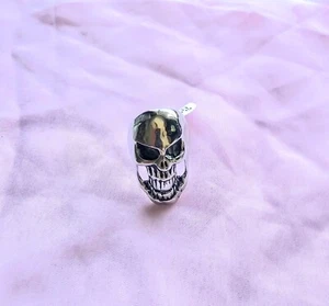 Anillo de acero inoxidable para hombre gótico motociclista calavera cruz regalo unisex genial 1582 - Imagen 1 de 4