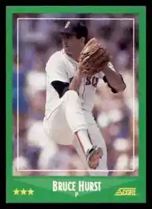 1988 Score #380 Bruce Hurst Pitcher Boston Red Sox FREE shipping - Picture 1 of 1