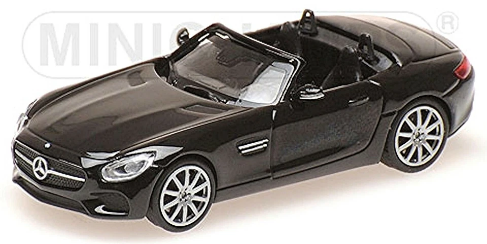 Mercedes AMG Gt / S Roadster Nero 2015-17 1:87 Minichamps - Immagine 1 di 1
