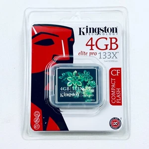 Kingston Technology Elite Pro 4GB 133X CF Compact Flash Card *FREE SHIPPING* - Picture 1 of 2