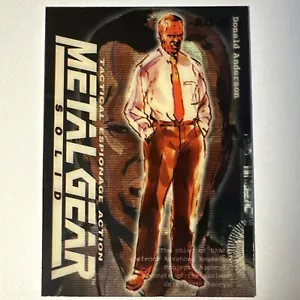 Donald Anderson 018 - Metal Gear Solid Trading Card - S/N 1368 (Basic) - Picture 1 of 6