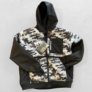 NEW | Refrigiwear Camo Diamond Quilted Hooded Jacket 8725 Full Zip  LARGE - Picture 1 of 9