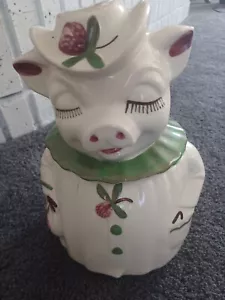 Winnie Piggy Cookie HEAD ONLY Vintage 19040s Shawnee Clover Hat - Picture 1 of 5