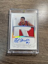2013-14 National Treasures Michael Carter-Williams RPA Rookie Patch Auto RC #1/5