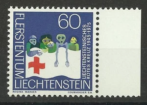 LIECHTENSTEIN 1975 CRUZ ROJA 60r COMO NUEVO - Imagen 1 de 1
