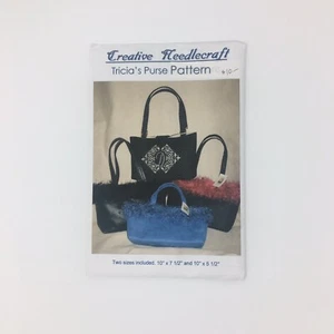 Creative Needlecraft Purse Sewing Pattern 2 Sizes 10”x 7.5” And 10”x5.5” Crafts - Imagen 1 de 2