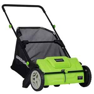 GreenSweep | Pickup Pro Garden Sweeper - Leaf & Grass Push Lawn Sweeper - Picture 1 of 6