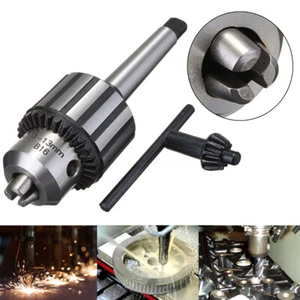 1-13mm B16 Taper Arbor Heavy Duty Arbor Drill Chuck Tighten Carbide Key Milling - Picture 1 of 10