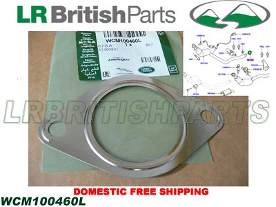 JUNTA DE ESCAPE ORIGINAL LAND ROVER LR3 RANGE ROVER SPORT NUEVA WCM100460L  Foto 1 de 4