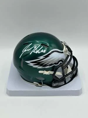 COACH'S COLLECTIBLES Jason Kelce Autographed Philadelphia Eagles Mini Helmet (PSA)