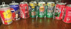 Lotto Vintage Collezione Lattine Coca Cola Sprite Pepsi Lotto 8 Pezzi NBA... - Foto 1 di 9