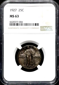 1927 25C Standing Liberty Quarter - NGC MS 63 CC565 - Picture 1 of 4
