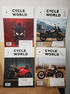 2018 Cycle World Magazines, All 4 Issues - Picture 1 of 5