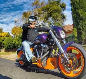 YAMAHA CUSTOM HEADLIGHT FAIRING COVER FRONT FOR RAIDER XV1900 WARRIOR XV1700 - Picture 1 of 7