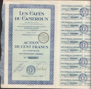 LES CAFÉS DU CAMEROUN (CAMEROUN) (S) - Picture 1 of 1