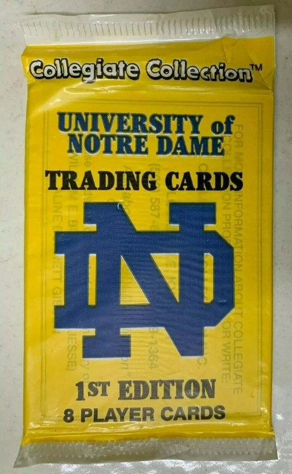1990 Notre Dame Collegiate Collection Football Cards - PICK YOUR CARDS FREE SHIP - Image 1 of 1