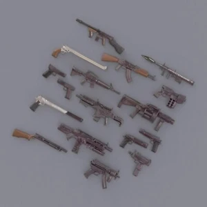 17pcs Munitions Pack Guns Blaster Weapons For 6'' or 7" Action Figure McFarlanaT - Picture 1 of 10