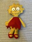 Vintage Lisa Simpson Rag Doll Dan Dee 1990 The Simpsons 8 inch Used