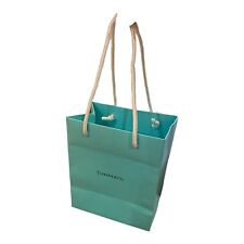 TIFFANY & Co. Packaging 5" x 6" x 3” small blue Paper Gift Shopping Bag- New.