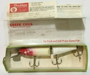Cabello Creek Vintage en Caja Nº 30.02.P Rojo y Blanco Agua Salada Buen Estado - Imagen 1 de 12
