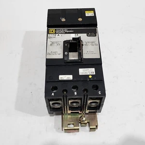 SQUARE D KC3411035 MOLDED CASE CIRCUIT BREAKER 110A 480V - Picture 1 of 9