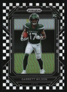 Garrett Wilson 2022 Panini Prizm Black and White Checker #309 New York Jets - Picture 1 of 2