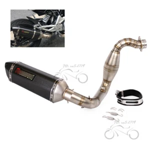 Slip for BMW G310GS G310R 2016-2023 Exhaust System Mid Pipe Muffler Tips 470mm - Bild 1 von 10