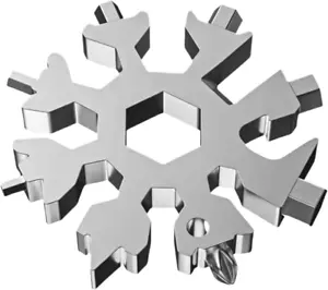 Dad Gifts, Gifts for Men, Snowflake Multitool 18-In-1 Pocket Gadget, Perfect for - Picture 1 of 12