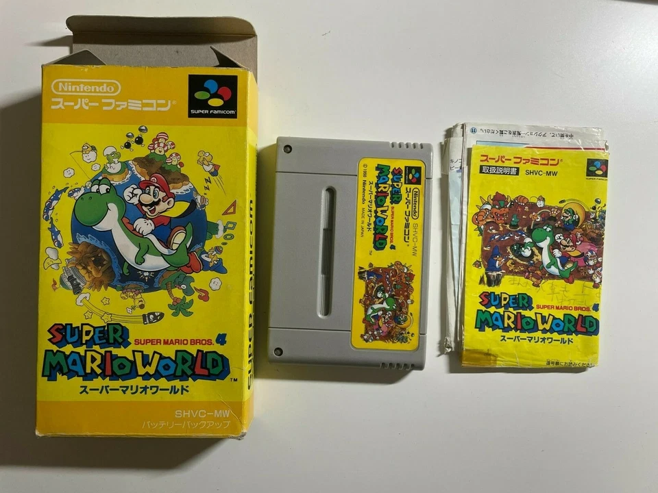 Super Mario Bros. 4 World boxed Nintendo Super Famicom  - Image 1 of 4