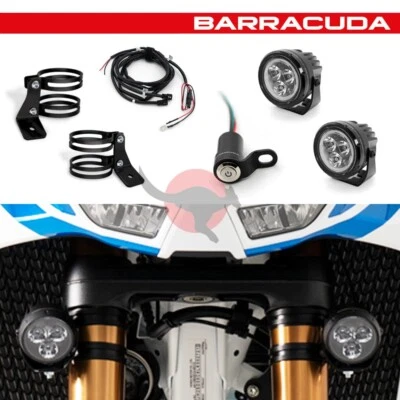 KIT FARETTI LED + ATTACCHI [BARRACUDA] HONDA CRF 1100 L AFRICA TWIN (2020-2023) - Immagine 1 di 4