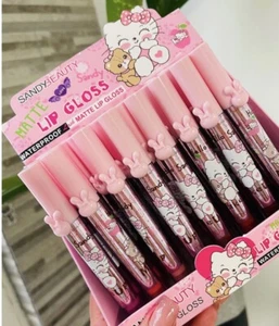 hello kitty lip gloss Waterproof Pink Nude Red Pick Your Color - Picture 1 of 9